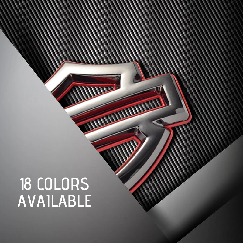 Badge de réservoir de moto en métal, autocollants avec Logo 3D, emblème latéral, autocollants de réservoir, accessoires de style décoratifs