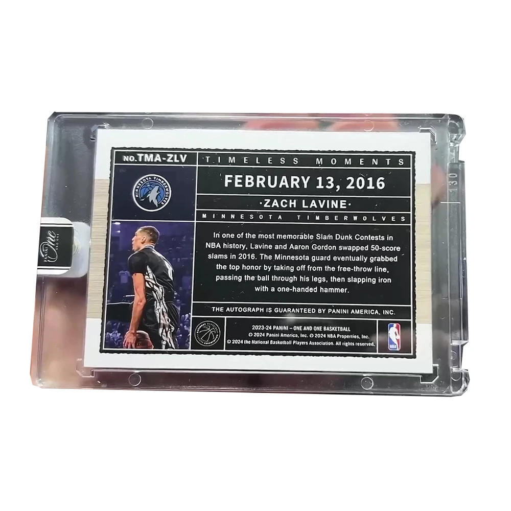 PANINI DIY momento de baloncesto casero firmado tarjeta coleccionable ladrillo Carter Laven Kobe O'Neal Jordan Curry Leonard regalo de cumpleaños