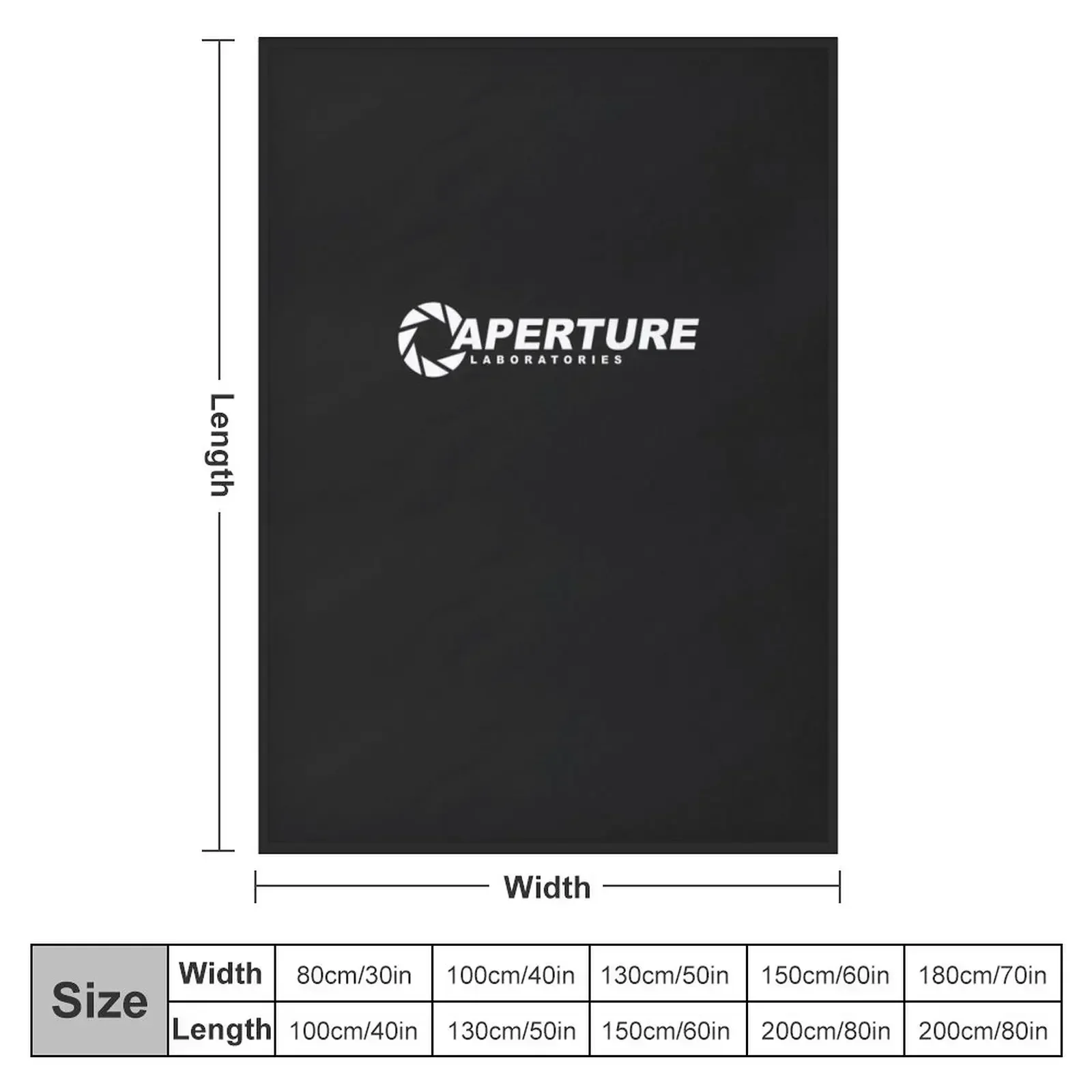 Aperture Laboratories r6s Shirt Throw Blanket Multi-Purpose Camping Softest Heavy Blankets