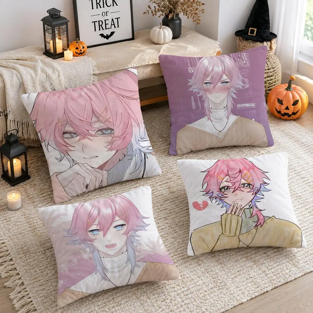 Ren 14 D-Days With You Cushion Cover Plush Decorative Pillow Case With Hidden Zipper Cutecore Room Decor For Home