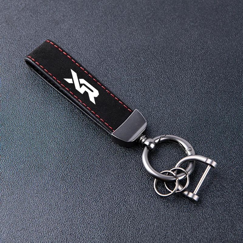 For Honda XR230MOTARD XR 230 250 400 125 2005-2012 Accessories Motorcycle High-Grade Keyring Leather Suede Keychain