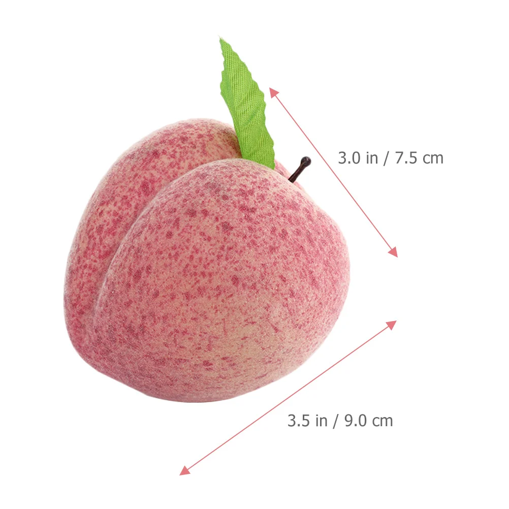 

10Pcs Artificial Peach Decor Lifelike Simulation Fruit for Party Table Kitchen Home Festival Decorations Photo Props