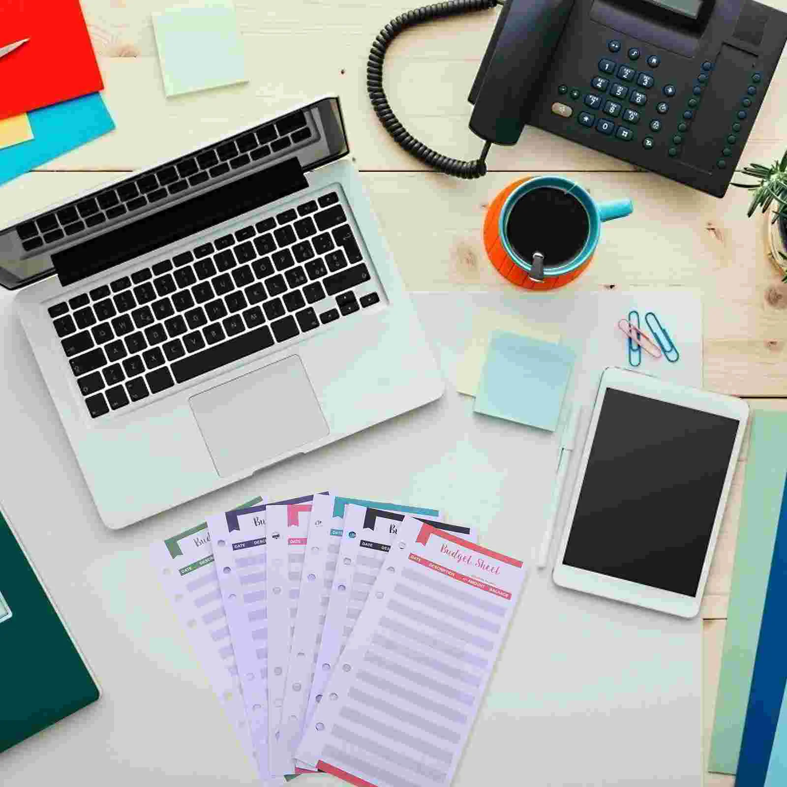 Planilha para Budget Planner, Money Saving Binder, Expense Card, Rastreamento, Escritório