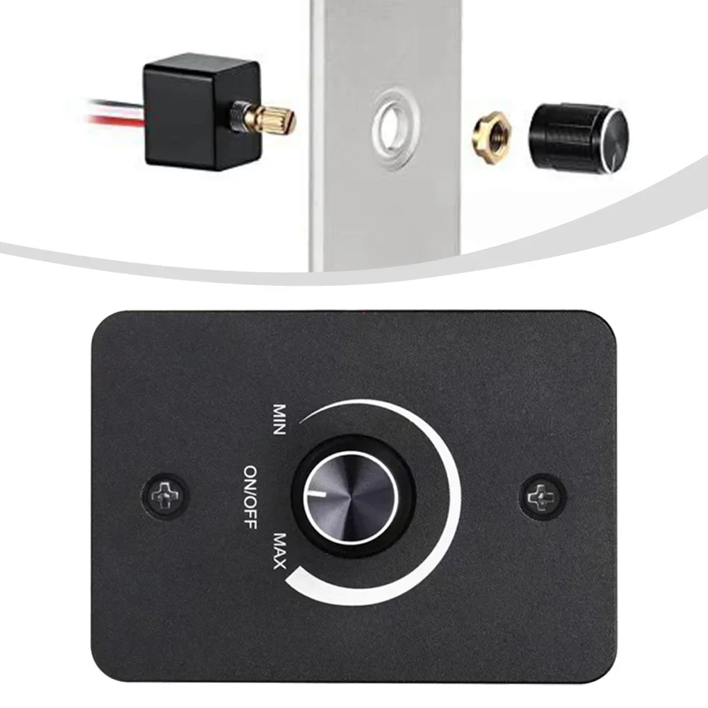 

12V 5A Dimmer Switch LED Small Board Single Tone Light Switch Adjustable Brightness Controller Electrical Equipment Supplies