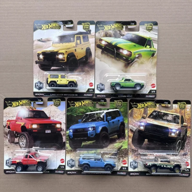 

В наличии Hot Wheels Car Culture FPY86 Off Road Serise Литье под давлением Toyota Land Rover Subaru Ford Collection Toys Модель автомобиля из сплава