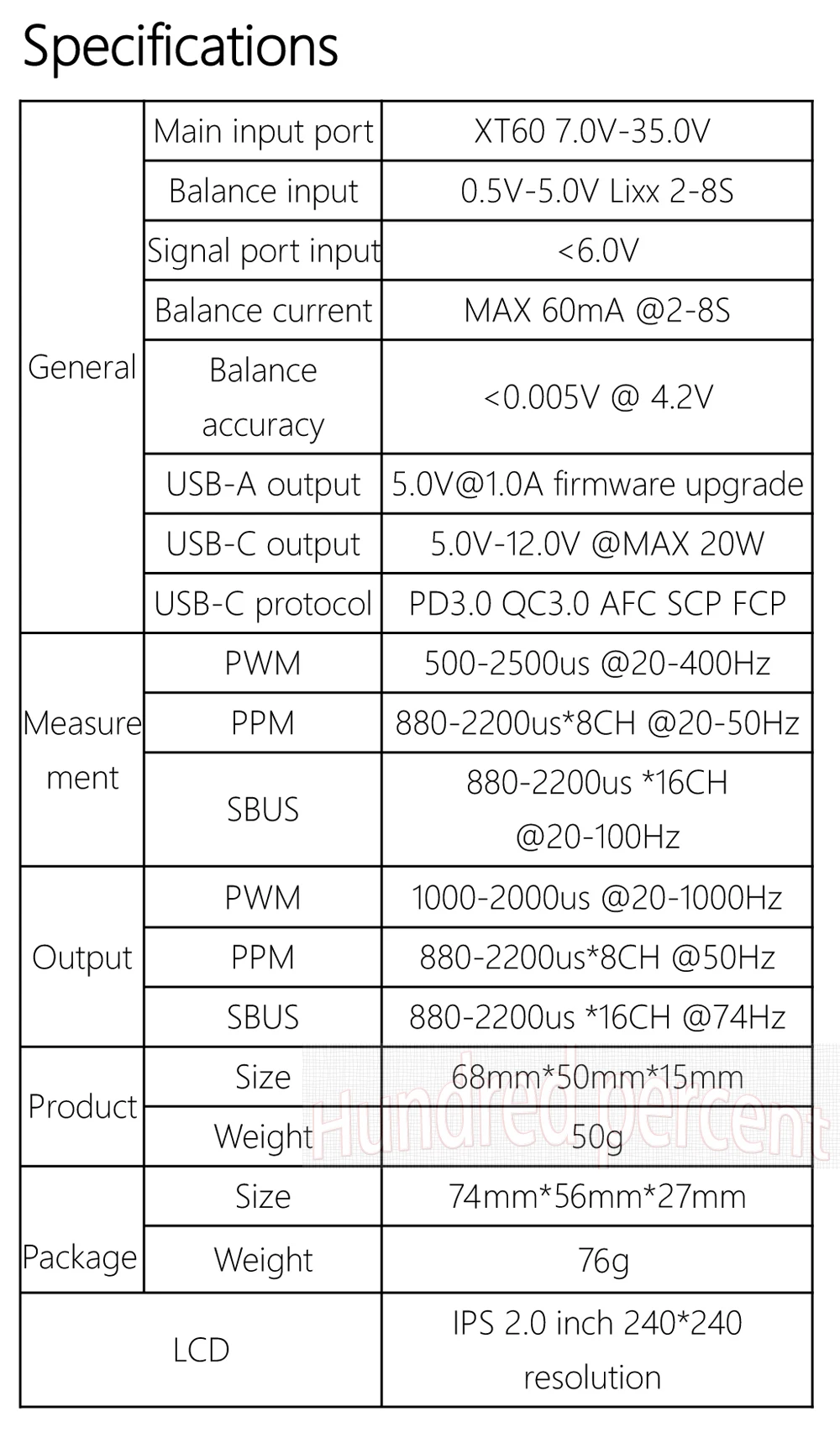 ToolkitRC MC8 SC100 Mini-Zellenprüfer 32-Bit-Batterie-Multi-Checker PWM-Ausgang PPM SBUS-Anzeige Mit USB-C Schnellladung – Detail 38