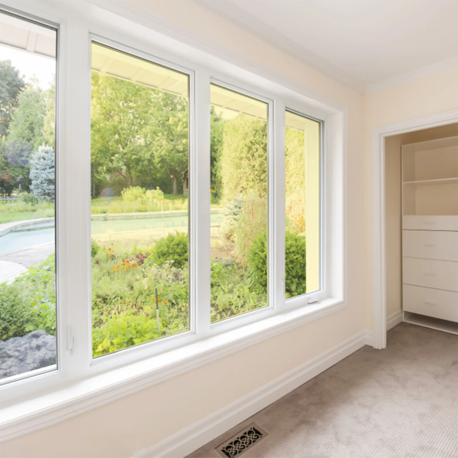 1 Way Window Film Pet Reflective Heat Control Anti Uv Static Cling Privacy Glass Tinting Film for Bedroom Living Room