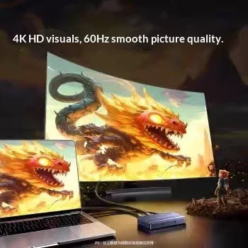UGREEN CM410 HDMI Video Capture Card 4K HD USB for Camera DSLR Phone Game Console Streaming