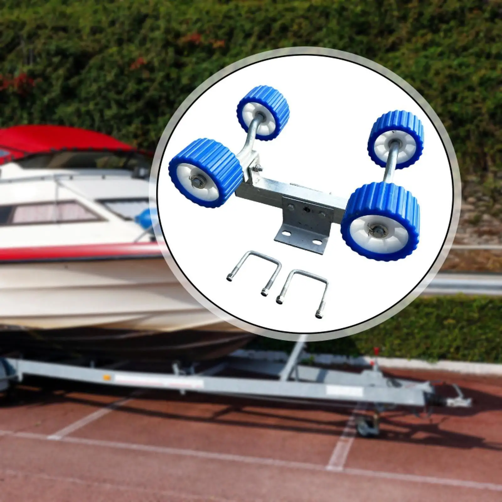 

PP Hot Dip Galvanized Boat Trailer Roller Assembly Marine Equipment for Yachts and Speedboats Boat Transport Storage