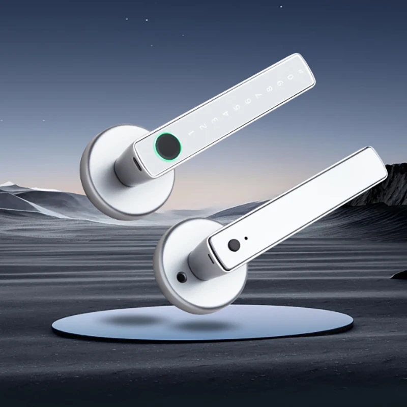 K5 Smart Home Password Lock Fingerprint Door Lock Digital Electronic Lock With Password/Key/IC Card/ Smartlife/ Tuya APP Unlock