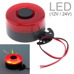 12V / 24V 15W 105dB Reversing Accessories Buzzer Horn Auto Warning Back Up Car Reversing Alarm Speaker Siren with Light