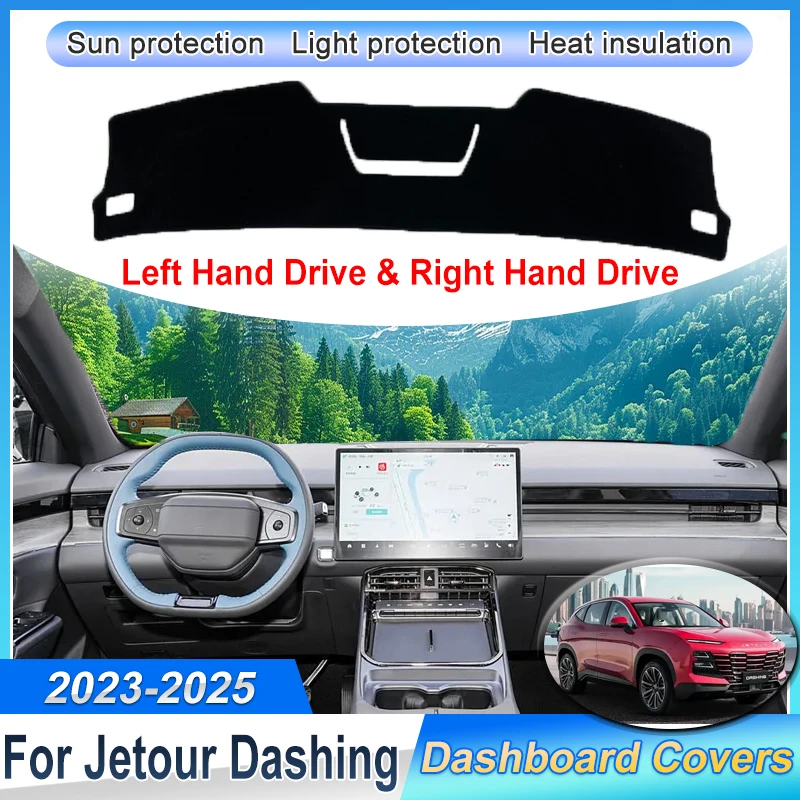 

LHD RHD For Jetour Dashing Shanhai L6 2023~2025 Great Saint Car Dashboard Cover Mat Sun Shade Carpet Pad Anti-dirty Accessories