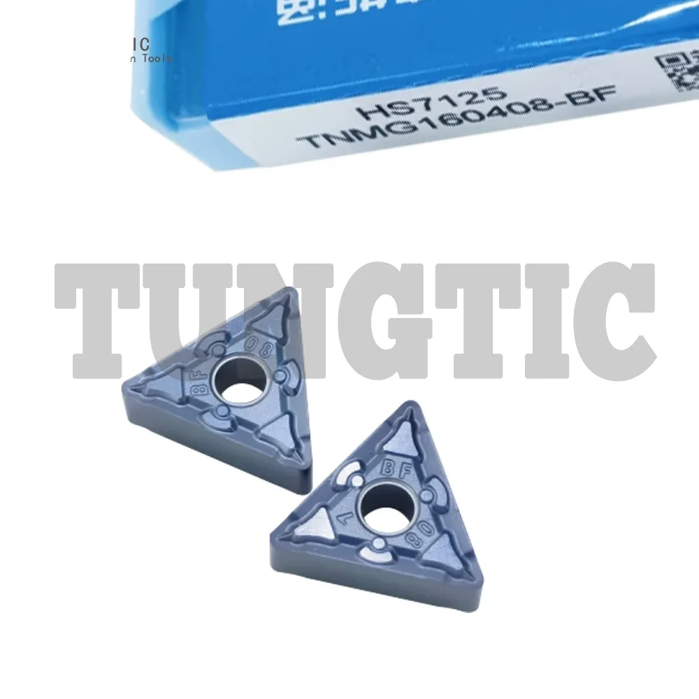 TNMG160404-BF TNMG160408-BF HS7125 HS7225 外径旋削工具 超硬カッターインサート CNC金属加工用