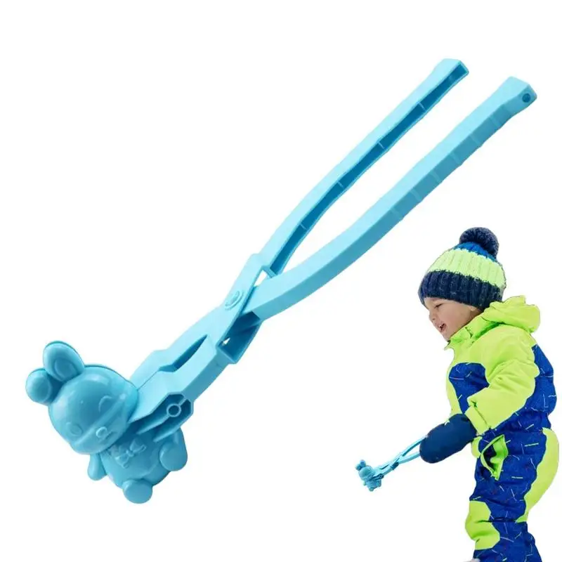 Molde para Hacer bolas de nieve para niños, formas cómodas para Hacer bolas de nieve, Clip para Hacer bolas de nieve, juguete para niños