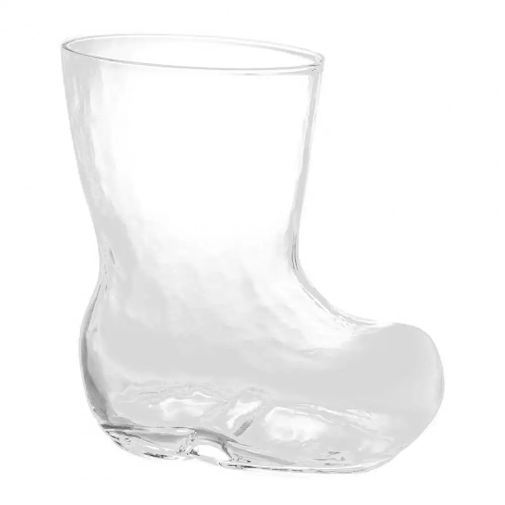 Juice Glass Tumbler Boot Shaped Glass Boot-shaped Glass Cup 300ml Novelty Whiskey Tumbler Unique Home Bar Gift Beer Juice