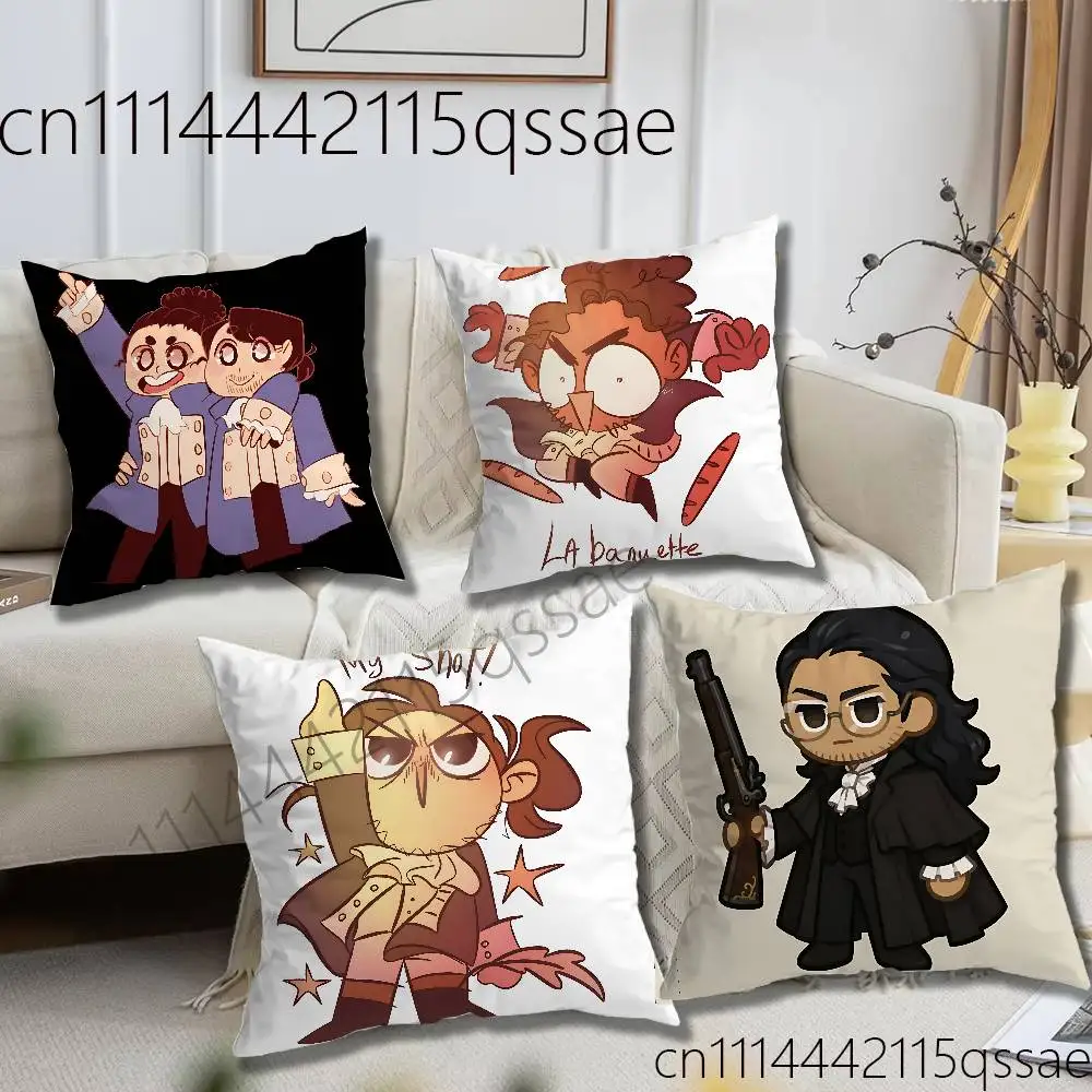Alexander Hamilton John Laurens Pillow Case Square Bedroom Sofa Leisure Comfort Cushion Car Home Decoration
