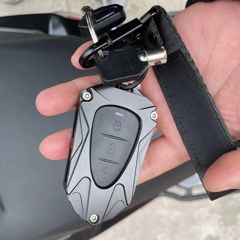 Motorcycle CNC Aluminum Remote Control Key Case Shell For SYM Husky ADV 150 Protection Cover Keychain Accessories