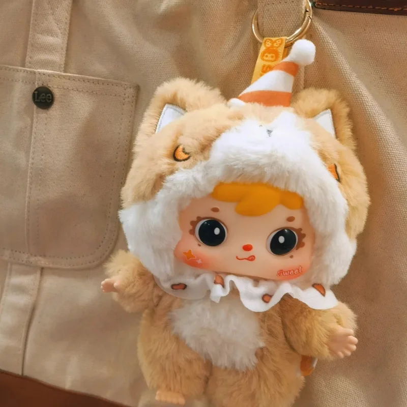 Samuel's drei kleine Haare schlafen zwischen einer Reihe Blindbox-Puppen, Puppenanhänger, dekorative Ornamente, Blindbox, Geschenk für Frauen