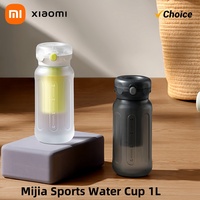XIAOMI Mijia Sports Water Cup 1L Sport Water Bottle Portable Travel Safe Plastic Bottles for Training Sport Mixing Fitness Cup