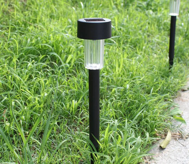10PCS Led Solar Lawn Lamp Outdoor Garden Path Lawn Light Solar Bollard Stick Lights White/ Color Change Colorful Led Light