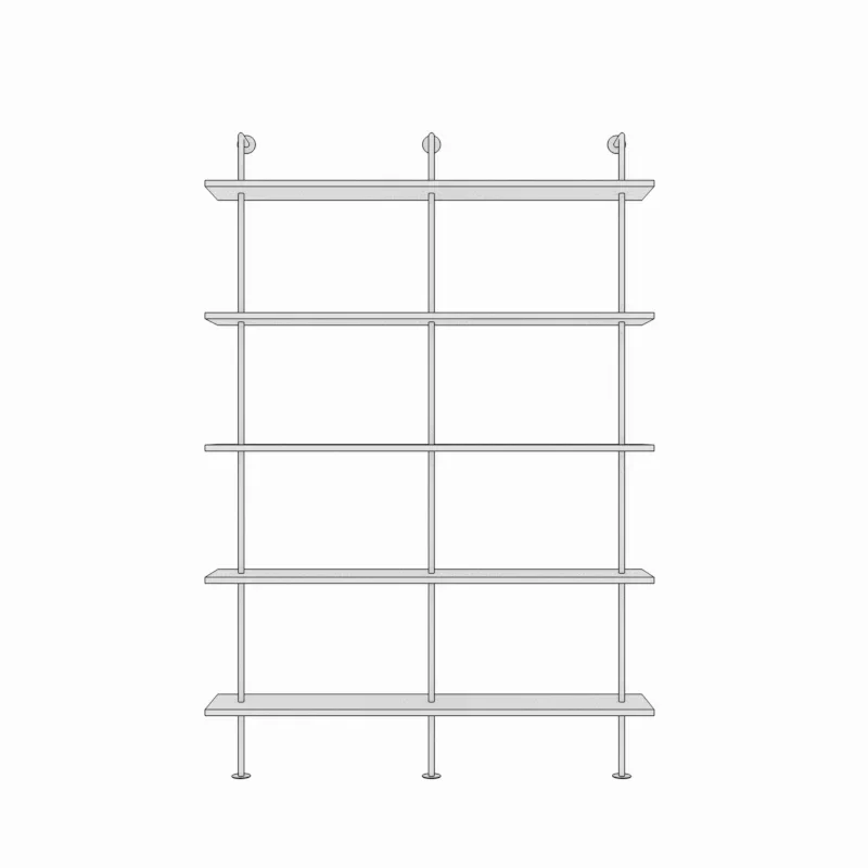 Furniture Home Organizer Room Bedroom Shelf Industrial Rotating Storage Library Book Luxury Interior Estante Bookshelf Books2025