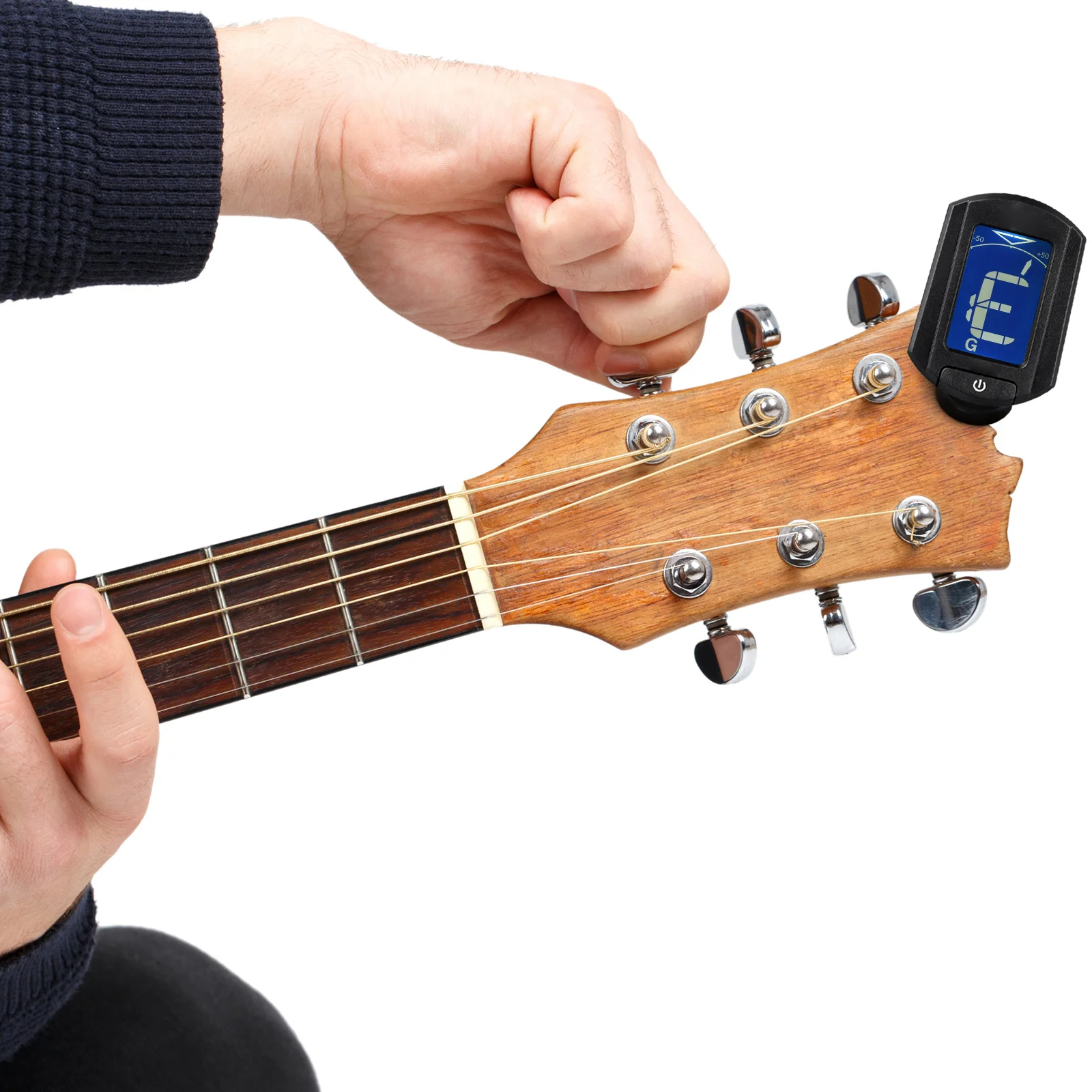 Eno Et-33 مشبك صغير على شاشة LCD رقمية جيتار باس كمان القيثارة موالف شاشة مشرقة دقيقة إيقاف تشغيل تلقائي #5