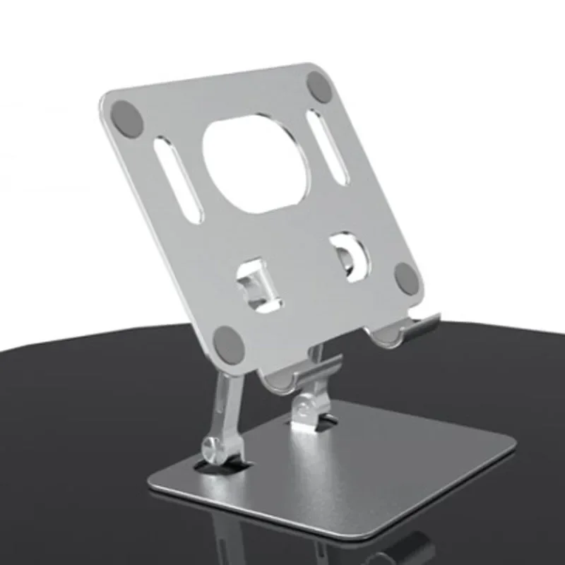 Tablet Stand Adjustable Foldable Eye-Level Aluminum Solid Up to 15-in Tablets Holder for Tablets iPad Samsung Galaxy Tabs