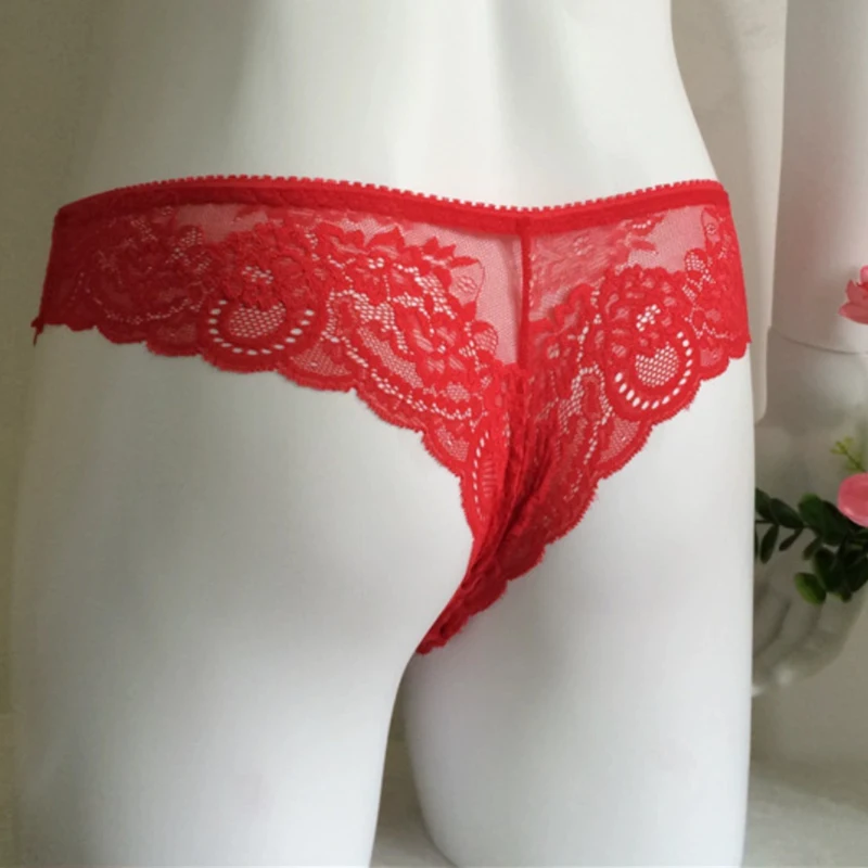 اليابانية الجديدة الرجال الأحمر مثير الدانتيل ثونغ سيسي لينة مريحة T-الظهر ملخصات المثيرة سلسلة الملابس الداخلية الرجال الملابس الداخلية