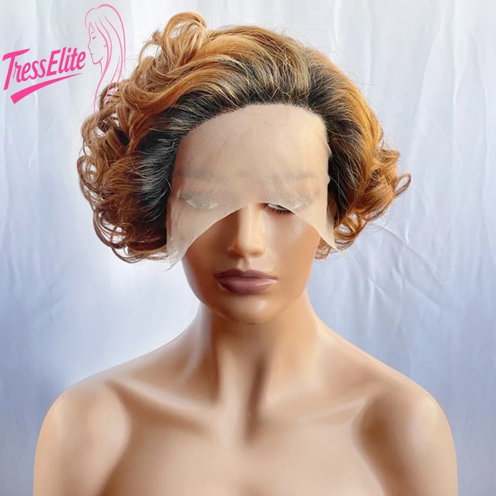 شعر بشري حقيقي قصير مجعد على شكل حرف C من الأمام، مجعد قليلاً، تجعيدات كبيرة متدرجة، شعر بشري حقيقي للنساء، للاستخدام اليومي والمناسبات