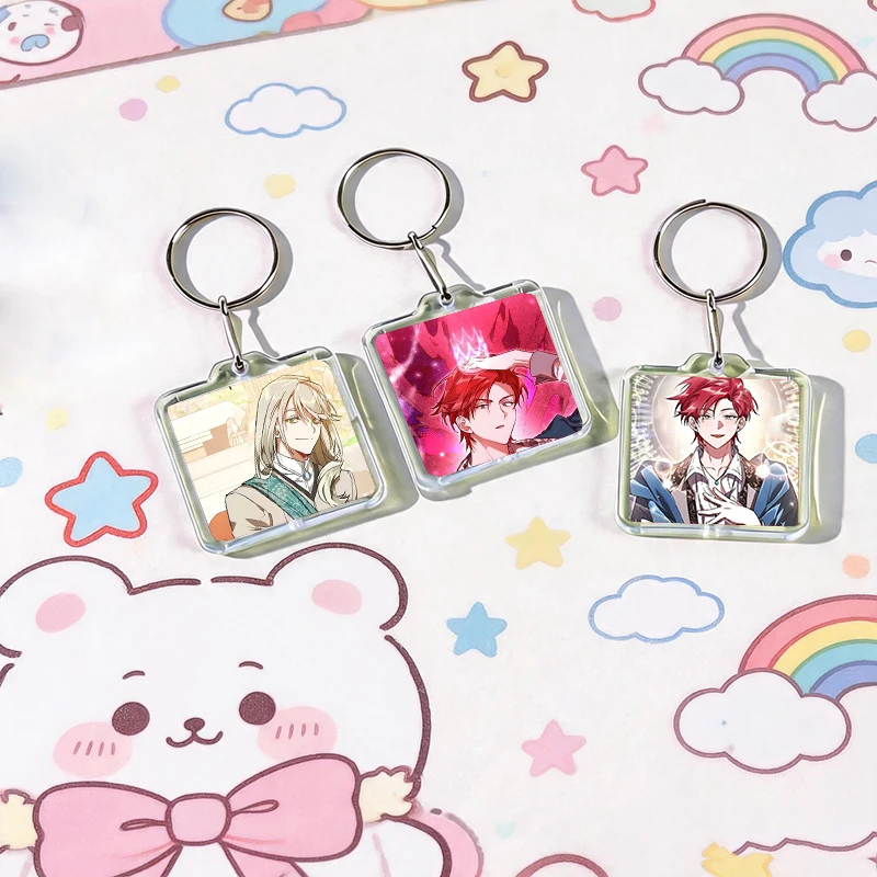 K-Korean Manga Trash Of The Count’s Family Keychain Handmade Hanging Clothes Backpack Decoration Accessories Gifts with Friends