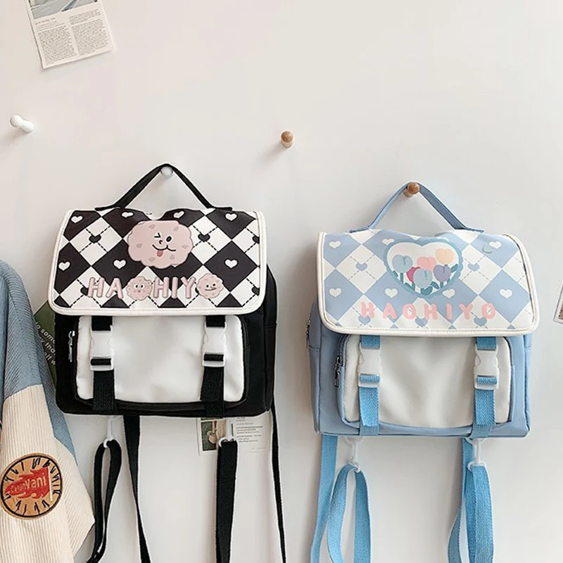 

Kawaii Cute School Backpack for Teenegers Girls Japanese Uniform Bag Student Schoolbag Harajuku Handbag Travel Laptop Bags