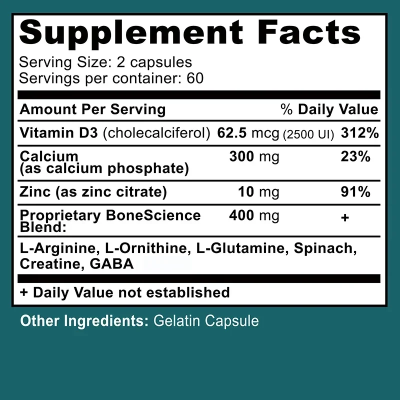 Height Gaining Supplement - Strengthen , Promote Height Growth, Improve Absorption, Support Healthy Development