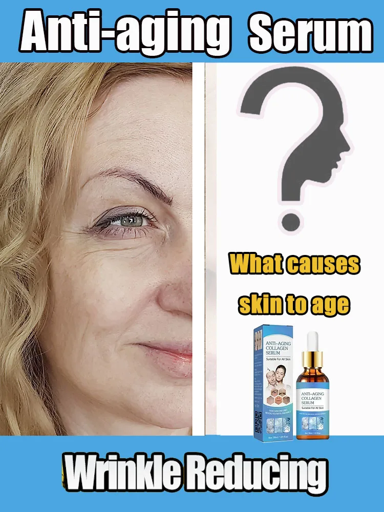 Anti-aging Serum Collagen Boost Neck Wrinkle Remover Fade Face Lines Anti Wrinkles for Women Lifting Firming Facial Skin Care