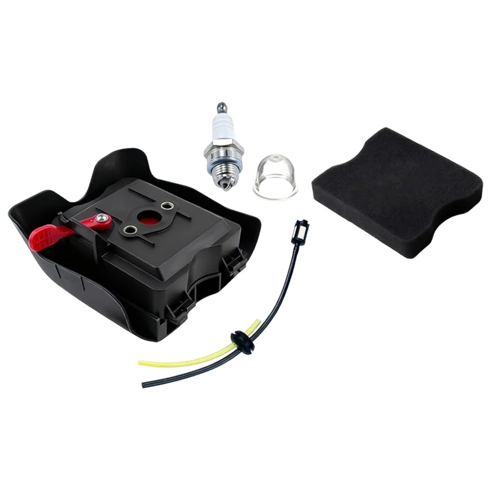 Air Filter Kit Compatible with CG430 BC430 CG520 BC520 43CC 49CC 52CC 40F-5 44F-5 For Brush Cutting Equipment ABS
