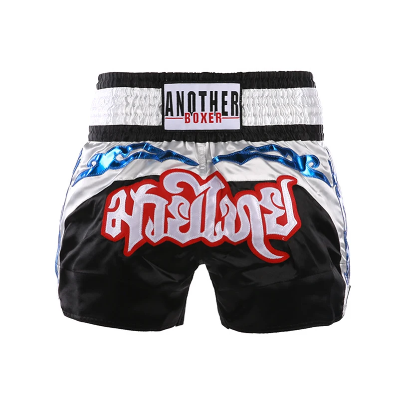 

Muay Thai Shorts Classic Embroidery Thai Boxing Shorts Men Women Kids Premium Jiujitsu BJJ MMA Kickboxing Training Fight Shorts