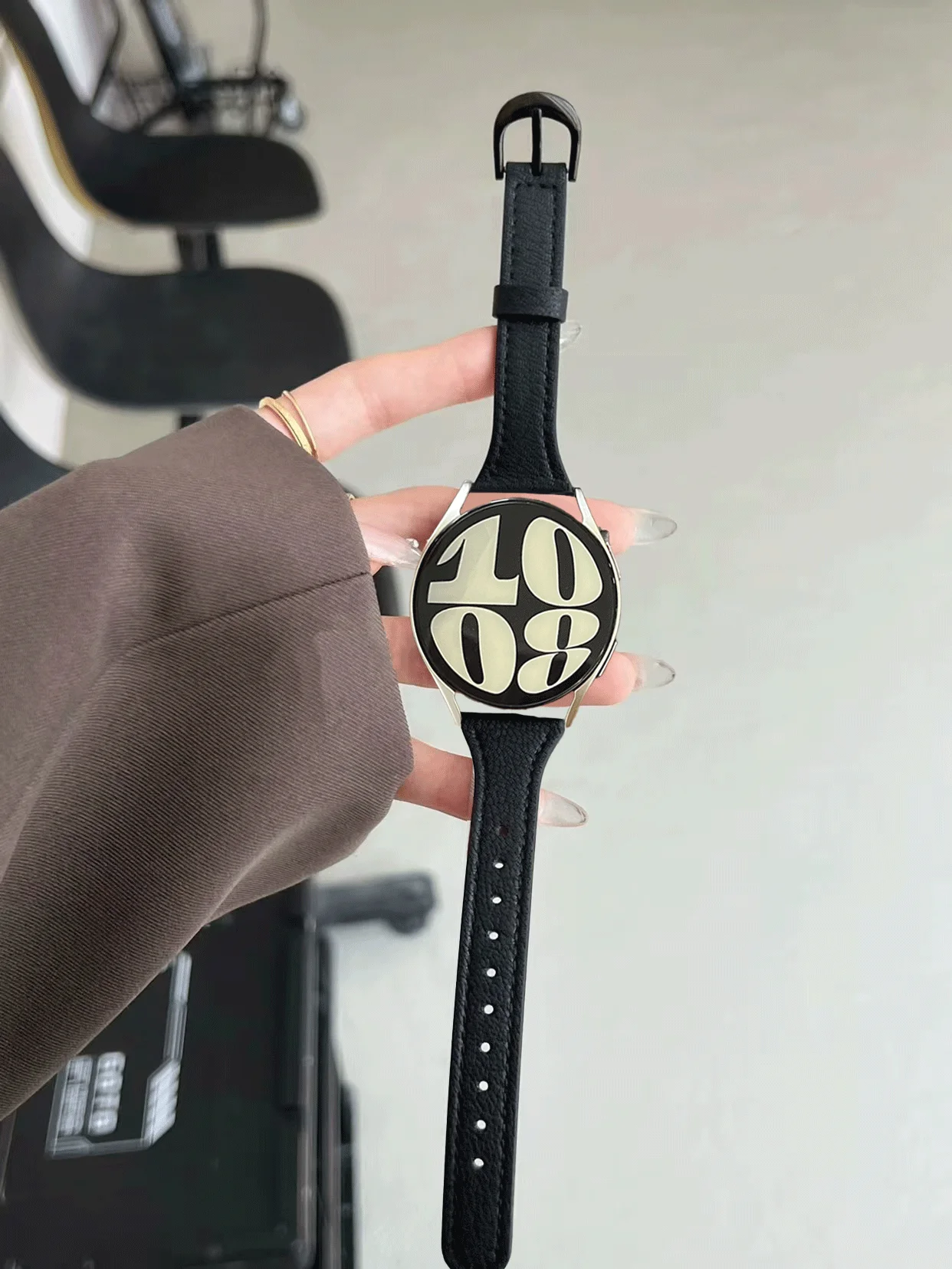Leather Loop Correa Band for Samsung Galaxy Watch 7 FE 5 Pro 4 6 Classic 44mm 40mm Sport Bracelet Galaxy Watch 7 Strap