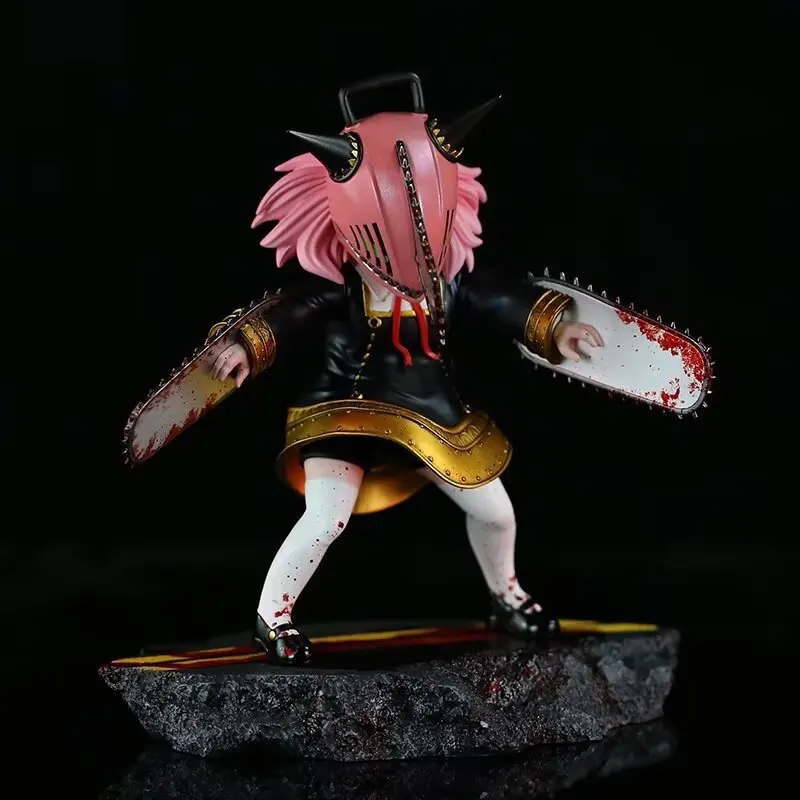 

Anime playmaker GK Ania COS chainsaw man, standing posture, statue scene model ornament, boxed figure