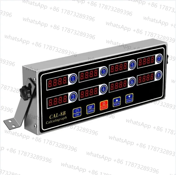 CAL-8B Portable Kitchen Eight-Channel Timer Reminder Countdown Timer Burger Fried Chicken Milk Tea Shop Baking Timer