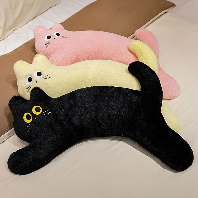 

Surprised Cat Girl Exclusive Plush Pillow Couch Throw Pillow Soft Toy Reclining Cushion Long Strip Extra Fluffy