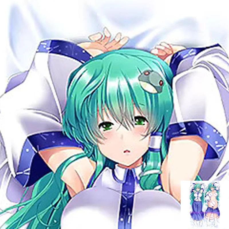 

Dakimakura Anime Pillow Cover Kochiya Sanae Double Sided Print Life-size Body Decoration