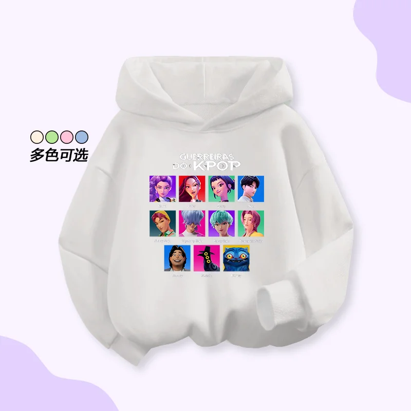 

Kpopdemonhunters ведьма охота девушка группа толстовка с принтом осень и зима для мальчиков и девочек модная толстовка для отдыха на открытом воздухе