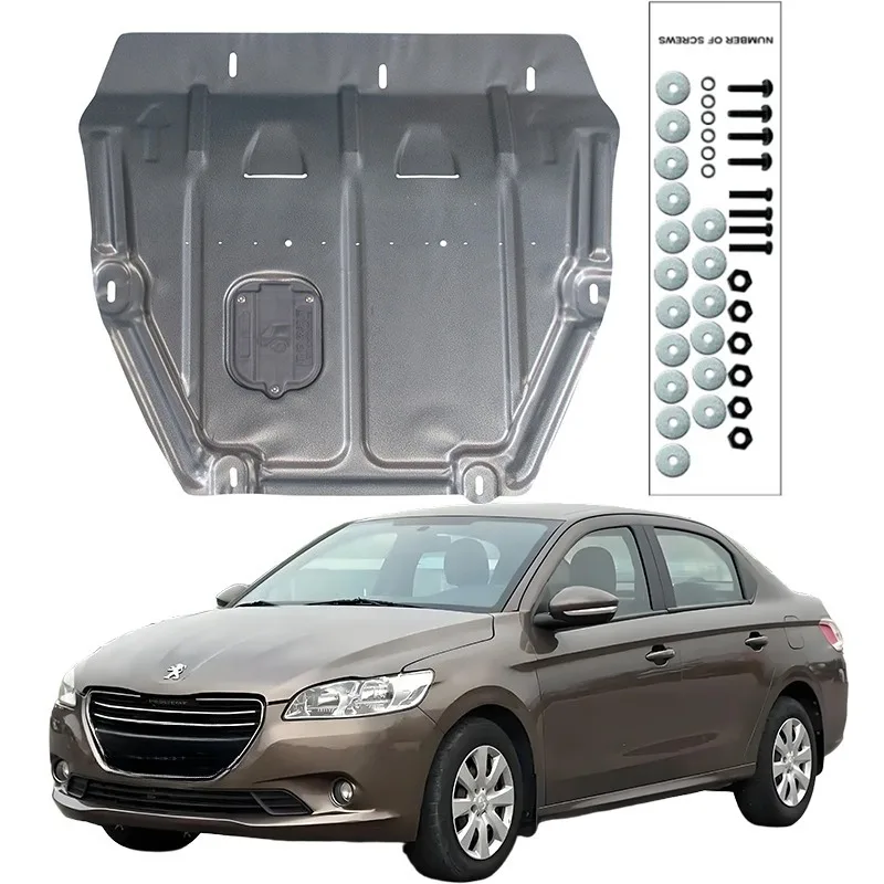 

Higher Quality Alloy Under Engine Guard Mudguard Board Splash Shield Mud Fender Plate Panel For PEUGEOT 301 2014-2019 1.6L
