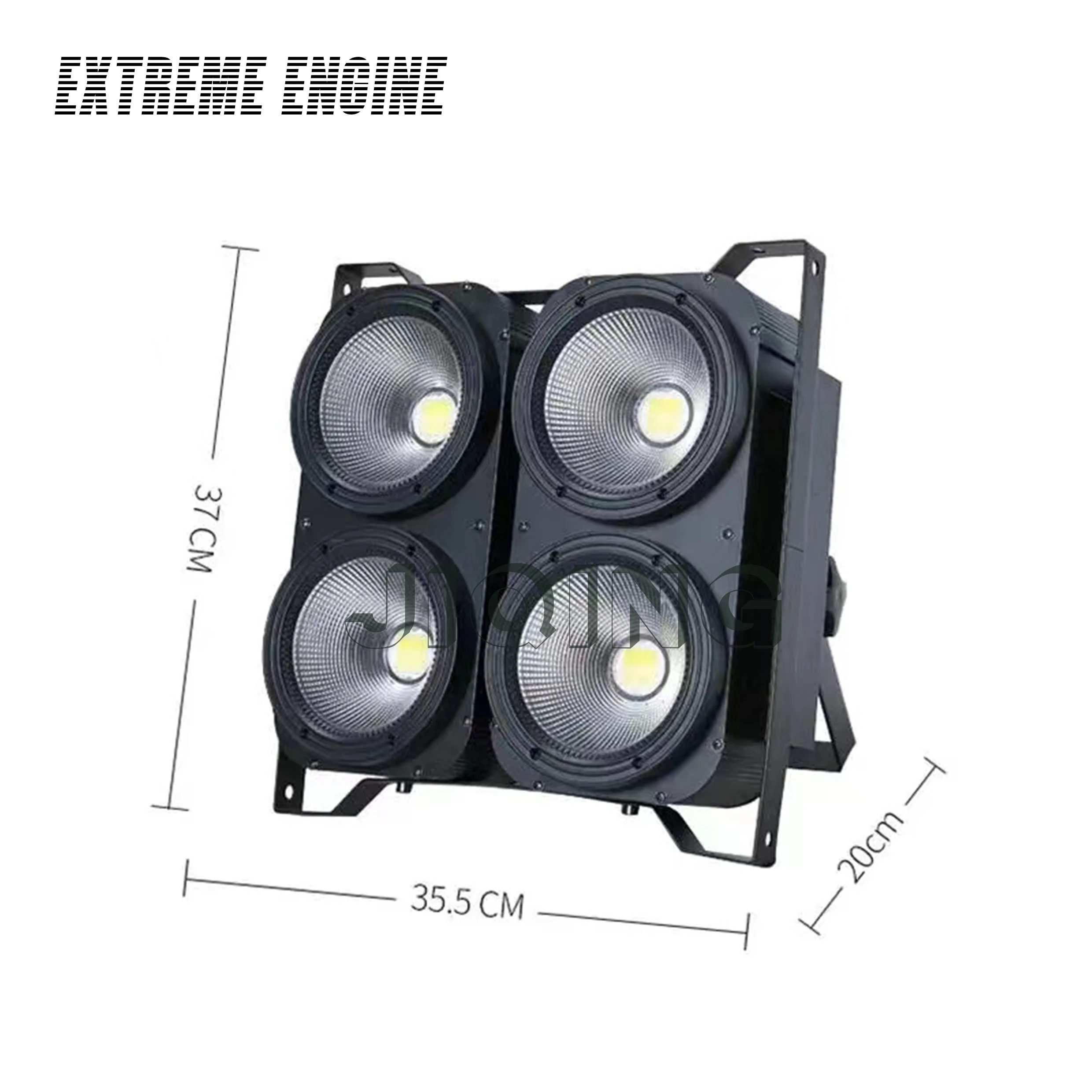 4つのLEDライト100W, 5in 1,DMXステージライト,結婚披露宴,新しい