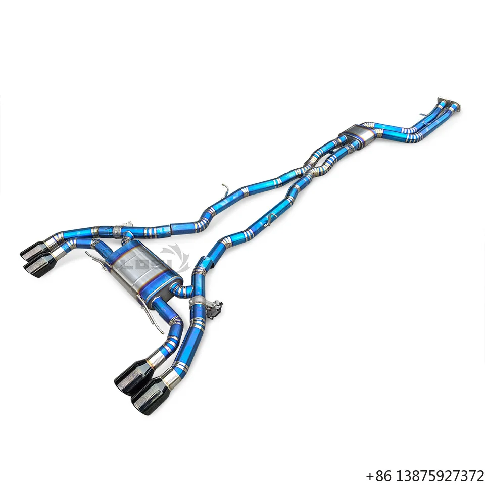 Ultra Lightweight Titanium Valvetronic Exhaust for X3M F97 X4M F98 3.0T | S58 Engine Performance Cat-back with Remote Control