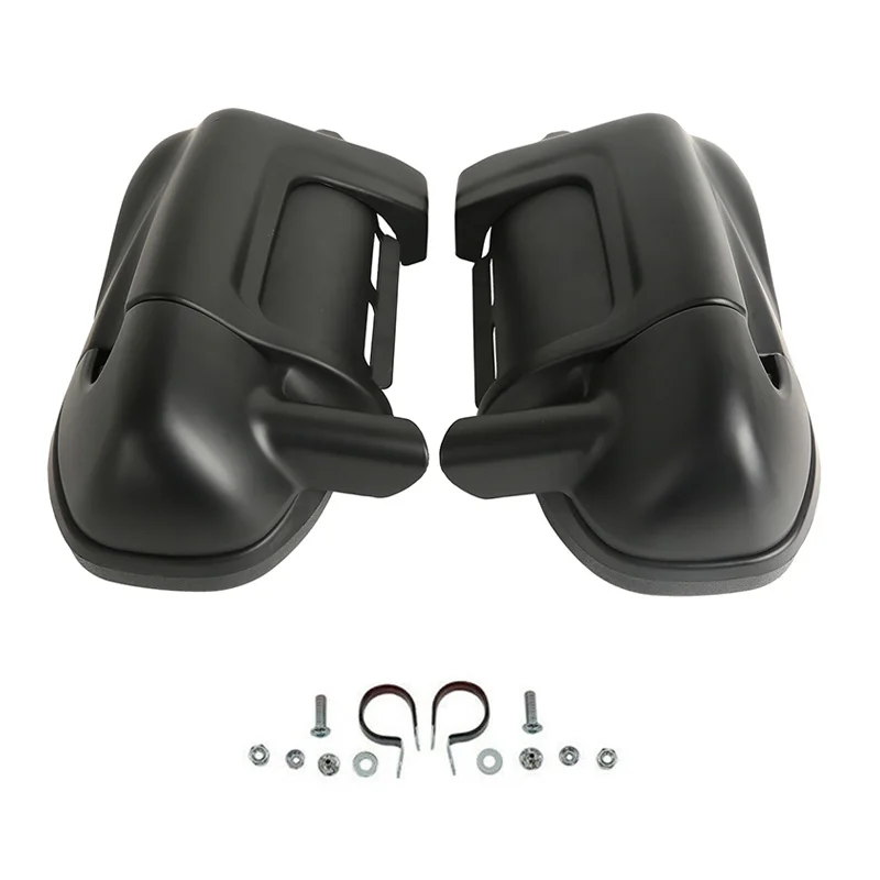 Carene per gambe ventilate inferiori per moto morsetti Hardware per vano portaoggetti per Harley Touring Road King Electra Glide