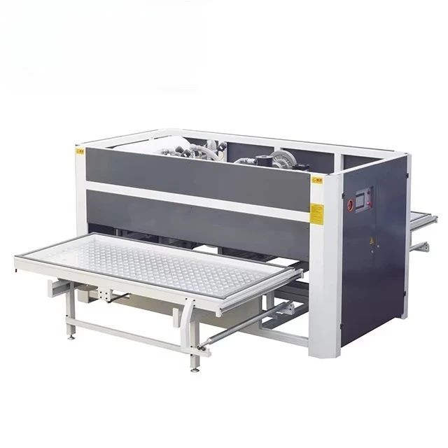Machinery High Quality Automatical Vacuum Membrane Press Machine TC Double Station Woodworking