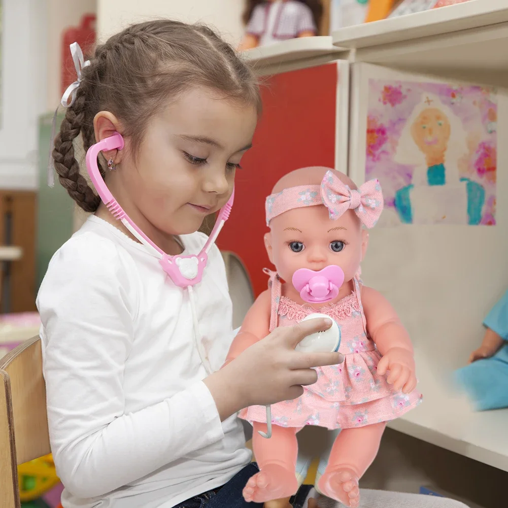 Soft Touch Reborn Baby Kinderen Kapper Kleding Speelgoed Afneembare Prinses Pop