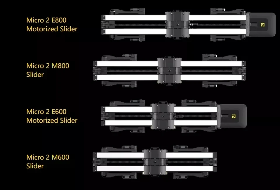 Zeapon Micro 2 E600 E800 M600 M800 DSLR Camera Motorized Manual Rail Slider Double Distance ultra silent Motor Track Slider