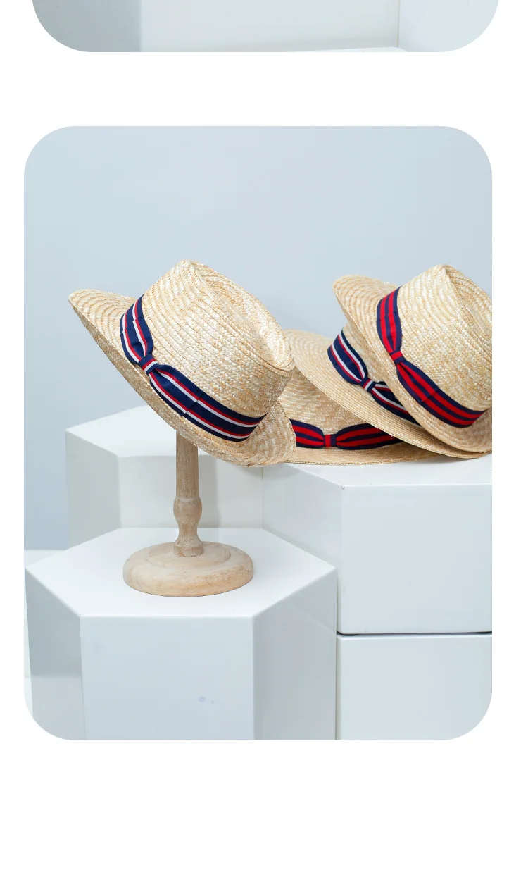 

Fashion Straw Woven Fedora , Summer Beach Sun Protection Hat, Breathable Lightweight Bucket Hat, Casual Outdoor Travel Cap