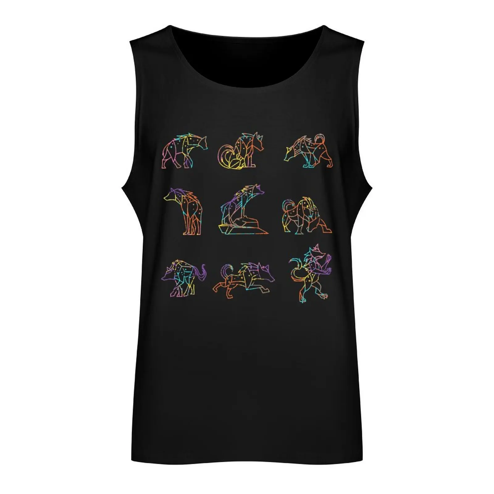 Africa hyena hyena Tank Top Male vest Man summer clothes t-shirts for men